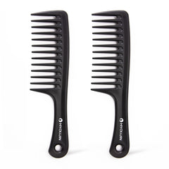 HYOUJIN two-set wide-tooth comb for wet and dry detangling
