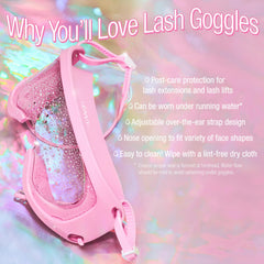 i•ENVY Lash Guard anti-fog technology keeps visibility clear in wet environments
