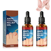 Iaolose paronychia nursing oil bottles show easy application for toe nail care.