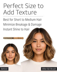 Ibiza Hair color treated tresses round brush boosts texture