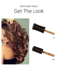 Ibiza Hair EX3-55mm in-use creating beachy waves with natural texture