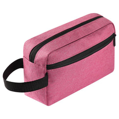 Icramsy Travel Toiletry Bag exterior shows durable 300D fabric for organized travel