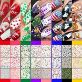 IDDFEVE all holiday nail stickers pack cover for year round nail art