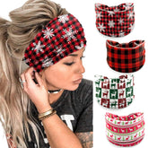 IDDFEVE snowflake headband offers festive style and secure fit