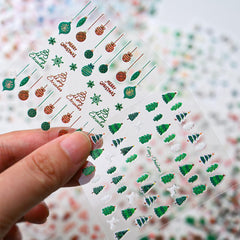 IDDFEVE Elk design nail sticker for nature-inspired holiday look and quick application.