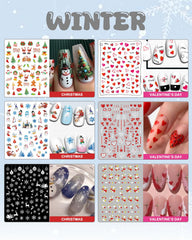 IDDFEVE Halloween nail decals—fun accent for spooky party looks.
