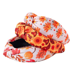 IDDFEVE brown leaves design headband adds cozy autumn charm for daily wear.