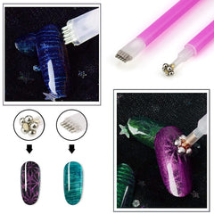 Ideal Swan cat eye magnetic pen enables quick, creative nail effects in salon or home