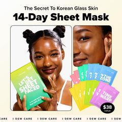 I DEW CARE Zone mask sheet calming pores for smoother skin