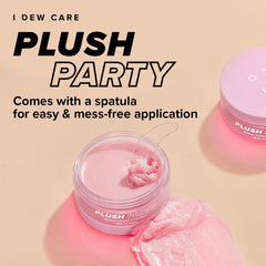 I DEW CARE Plush Party spatula enables hygienic lip application.