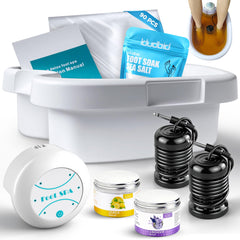 Idudbid ionic foot bath machine front view shows compact home spa detox setup.