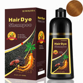 iemokoda blonde brown hair dye shampoo bottle shows instant gray coverage