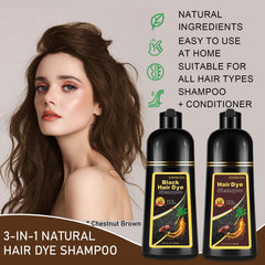 iemokoda Chestnut Brown application on dry hair requires no mixing.