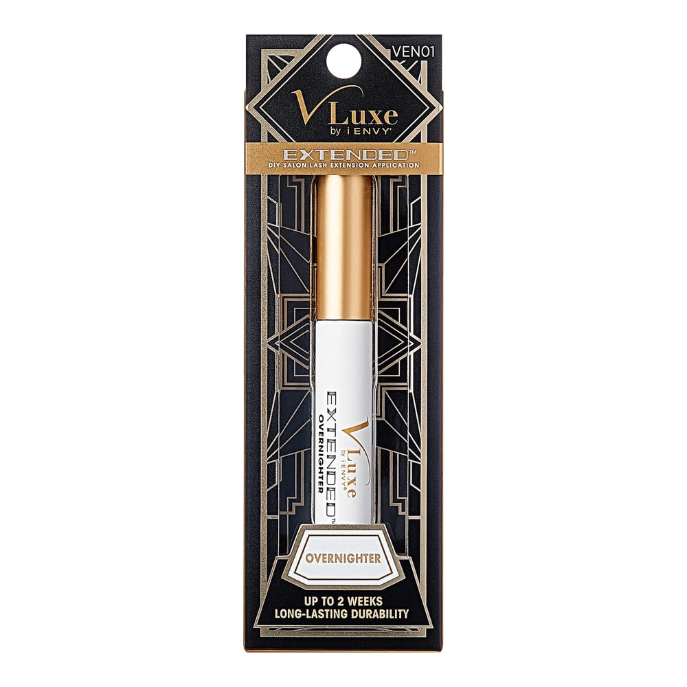i•ENVY DIY Eyelash Extension Overnighter packaging highlights an easy at-home lash upgrade