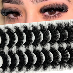 IFSOWDRA mink lashes fluffy 25mm pack delivers dramatic volume for evening looks.