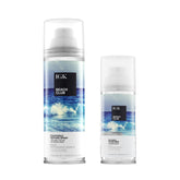 IGK Beach Club texture spray front bottle highlights lightweight hold for beach waves.