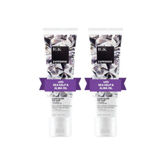 IGK Expensive Clear Gloss Top Coat bottle highlights high shine for color protection