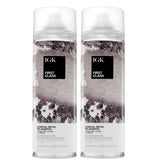 IGK FIRST CLASS Charcoal Detox Dry Shampoo bottle front boosts freshness without water