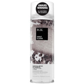 IGK FIRST CLASS Charcoal Detox Dry Shampoo bottle demonstrates powerful oil absorption for fresh roots.