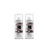 IGK First Class Detox Dry Shampoo two-pack bottles showing oil absorption and refreshed roots.
