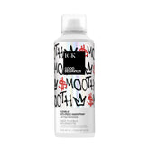 IGK GOOD BEHAVIOR hairspray bottle shows frizz control for polished brushable hair