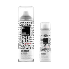 IGK GOOD BEHAVIOR smoothing spray bottle—keratin-like shine and frizz control when heat styling.