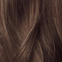 IGK Hair Gloss Toner Chocolate Brown application brush demonstrates easy at-home use.