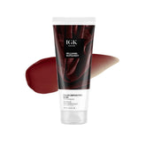 IGK Hair Gloss Toner Williams Burgundy bottle pour delivers vivid color refresh and shine.