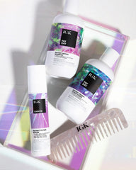 IGK Pay Day application image shows hair-wash ritual for smoother strands.