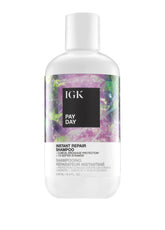 IGK PAY DAY bottle pour shows bond-building protection for smoother hair