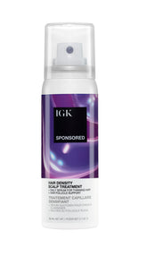 IGK scalp serum in-mist application delivering cooling, weightless feel for daily use.