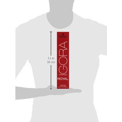Igora Royal shade swatches 6-77 show copper warmth