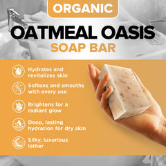 iheart gentle moisture oatmeal soap bar olive oil shot with nourishing glow