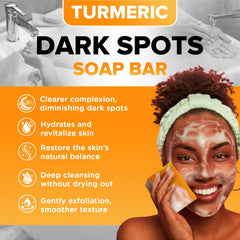 iHeart Nature turmeric soap bar wash-lather delivering creamy cleansing for glowing skin