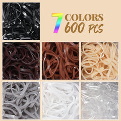 IKOCO baby hair ties closeup highlighting delicate grip for thin hair.