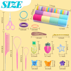 IKOCO seamless cotton baby hair ties gentle hold for delicate hair.