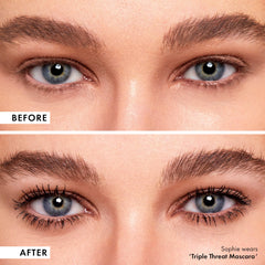 ICONIC LONDON mascara final look with full length and separation