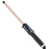 IKV 1/2 inch curling wand close-up of barrel for tight, defined curls.