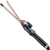IKV small curling iron 3/8 inch barrel close-up delivers smooth, long-lasting curls.