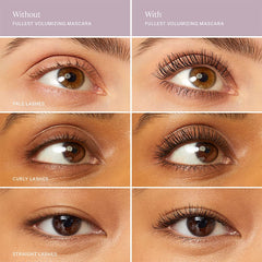 ILIA lashes before image shows natural baseline before applying mascara