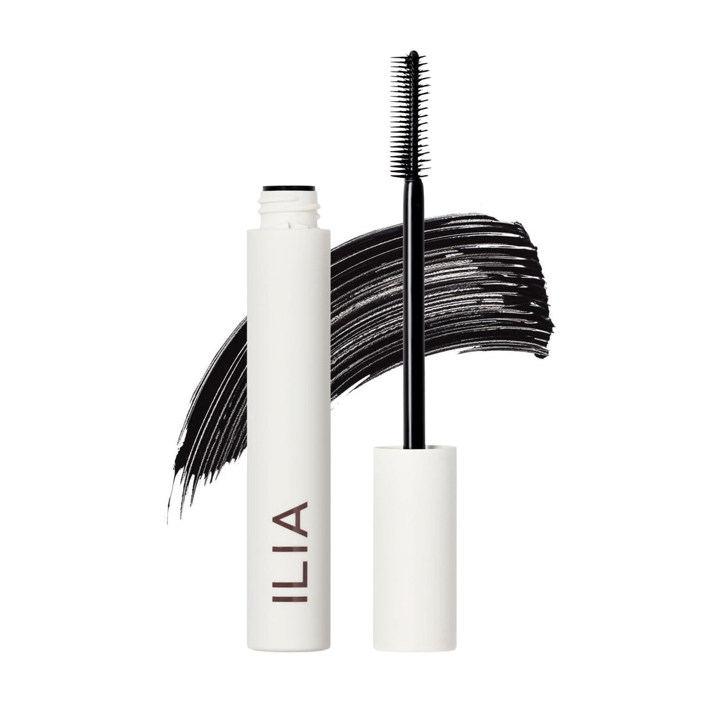 ILIA Limitless Lash Mascara tube with clean, eco-friendly packaging.