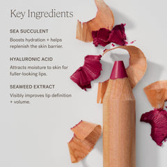 ILIA Lip Sketch Pink Door close-up highlights soft-matte finish with comfortable wear.