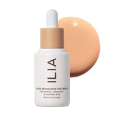 ILIA Super Serum Skin Tint SPF 40 bottle with dewy finish delivering hydrated skin