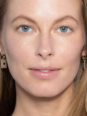 ILIA Super Serum Skin Tint SPF 40 swirl-on-skin swatch shows dewy finish and natural color.
