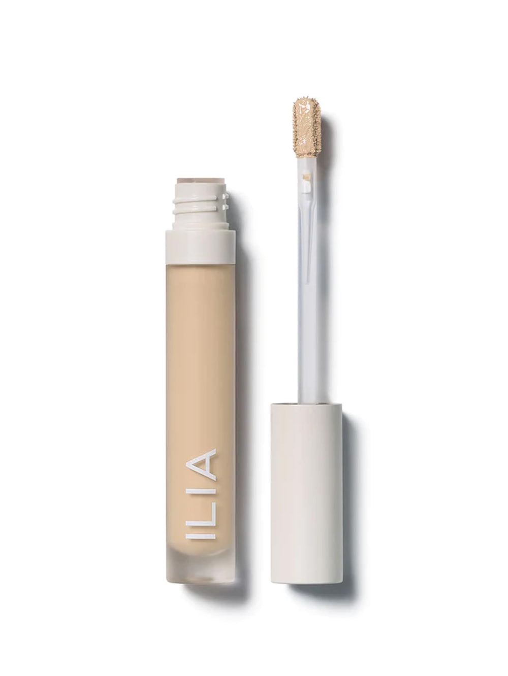 ILIA True Skin Serum Concealer Chicory SC1 bottle shows warm undertones for radiant complexion