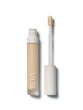ILIA True Skin Serum Concealer Chicory SC1 bottle shows warm undertones for radiant complexion