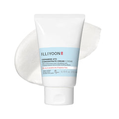 Illiyoon Ceramide Ato Concentrate Cream tub packaging signaling rich hydration for dry skin.