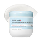 Illiyoon Ceramide Ato Cream packaging for easy daily use.