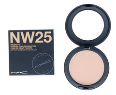 Illuminations MAC Studio Fix powder bottle closeup showing matte finish potential.