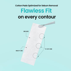 ILSO cotton pad for DIY toner application and mixing